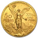 1925 Mexico Gold 50 Pesos AU