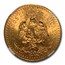 1925 Mexico Gold 50 Pesos MS-62 NGC