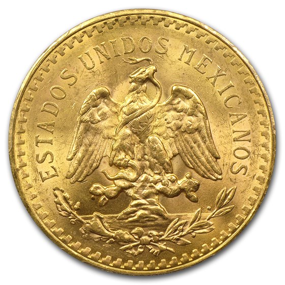 Buy 1925 Mexico Gold 50 Pesos MS-64 PCGS | APMEX