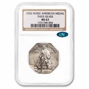 1925 Norse-American Centennial Medal MS-62 NGC CAC (Thick)