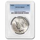 1925 Peace Dollar MS-63 PCGS