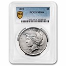 1925 Peace Dollar MS-64 PCGS