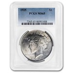 1925 Peace Dollar MS-65 PCGS