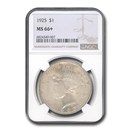 1925 Peace Dollar MS-66+ NGC