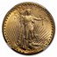 1925-S $20 St Gaudens Gold Double Eagle MS-61 NGC