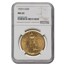 1925-S $20 St Gaudens Gold Double Eagle MS-63 NGC