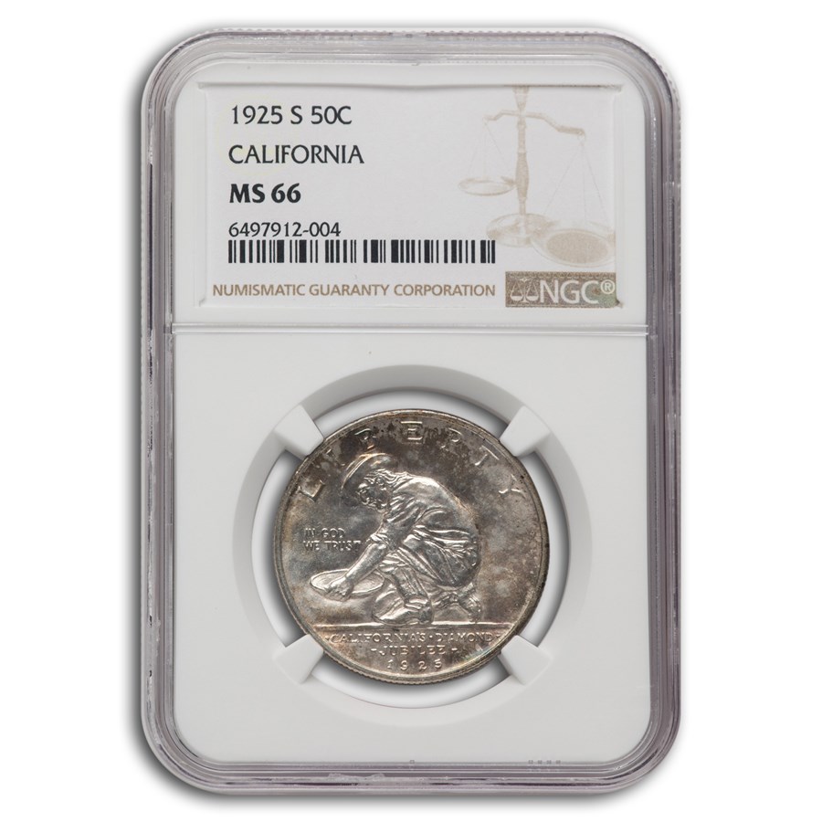 1925-S California Half Dollar MS-66 NGC