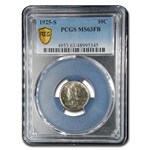 1925-S Mercury Dime MS-63 PCGS (FB)