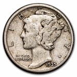 1925-S Mercury Dime XF