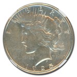 1925-S Peace Dollar AU-58 NGC