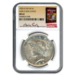 1925-S Peace Dollar MS-62 NGC (Fivaz, VAM-2, DDR Leaves)