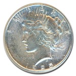 1925-S Peace Dollar MS-62 NGC