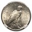 1925 Stage Coach Peace Dollar BU NGC