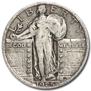 Buy 1925 Standing Liberty Quarter Good VG APMEX