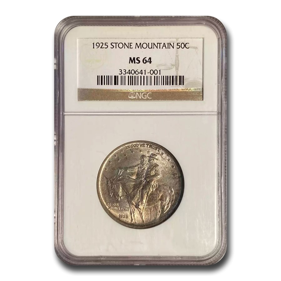 1925 Stone Mountain Half Dollar MS-64 NGC