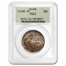 1925 Stone Mountain Memorial Half Dollar MS-63 PCGS (Toned)