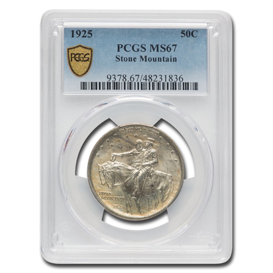 1925 Stone Mountain Memorial Half MS-67 PCGS (Toned)