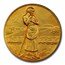 1925 Switzerland Gilt Silver Medal MS-66 PCGS (Matte, Bern)