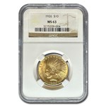 1926 $10 Indian Gold Eagle MS-63 NGC