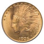 1926 $10 Indian Gold Eagle MS-64+ PCGS CAC