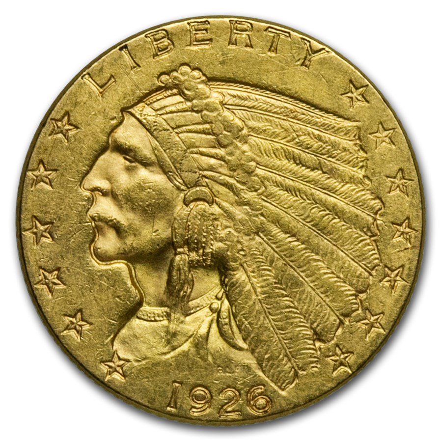 1926 $2.50 Indian Gold Quarter Eagle XF