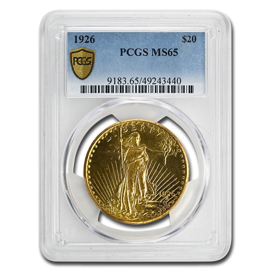 Buy 1926 Saint Gaudens Gold Double Eagle Ms 65 Pcgs Apmex