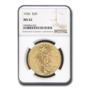 1926 $20 St Gaudens Gold Double Eagle MS-62 NGC