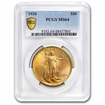 1926 $20 St Gaudens Gold Double Eagle MS-64 PCGS