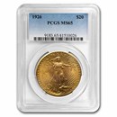 1926 $20 St Gaudens Gold Double Eagle MS-65 PCGS