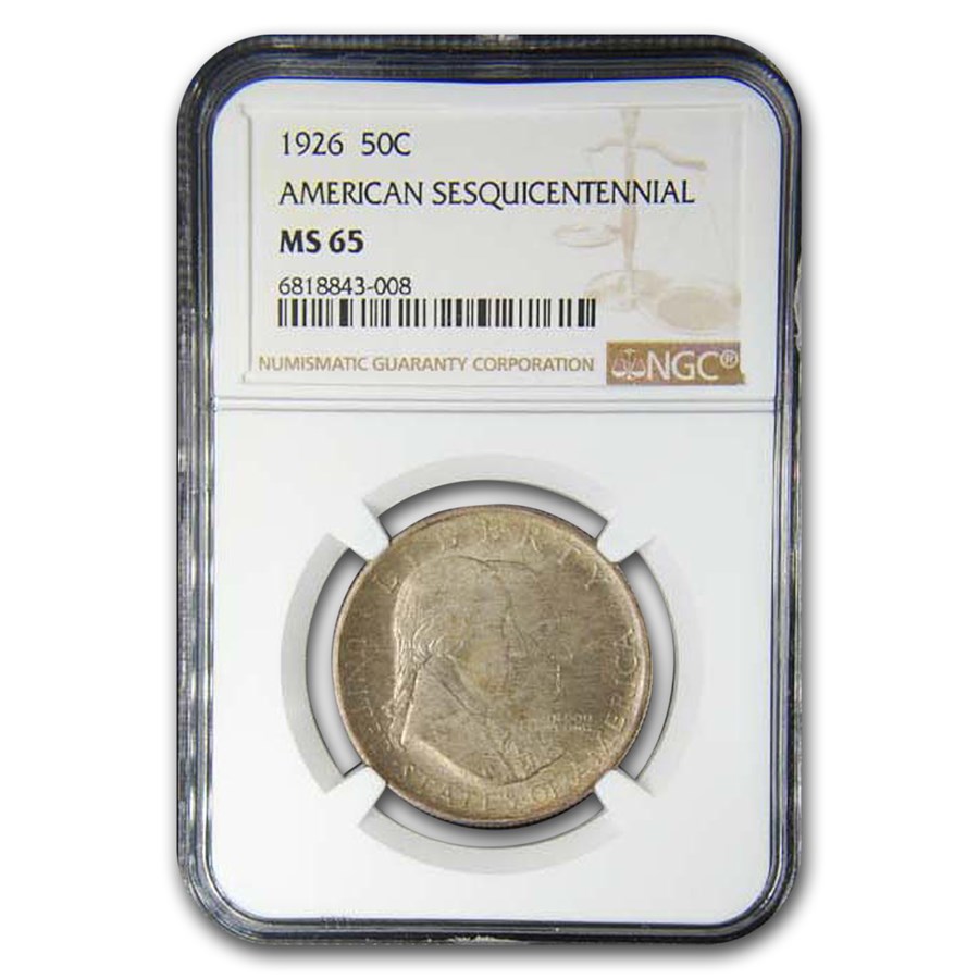 1926 America Sesquicentennial Half Dollar MS-65 NGC