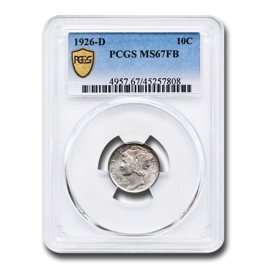 1926-D Mercury Dime MS-67 PCGS (FB)