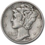 1926-D Mercury Dime VF