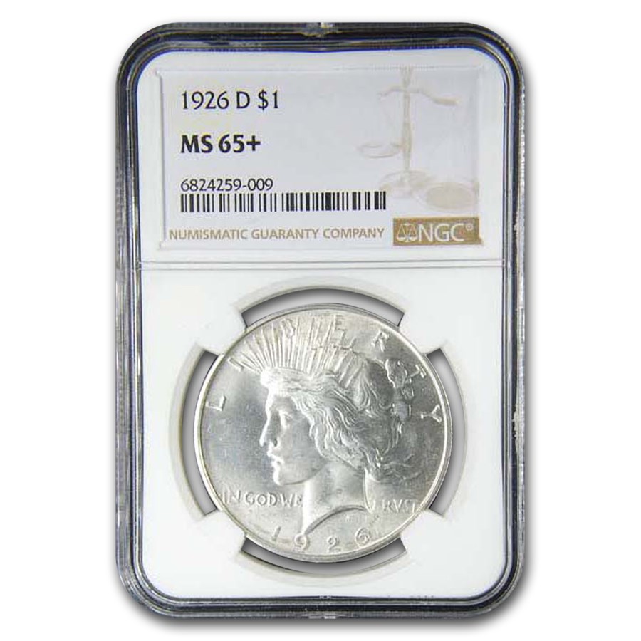 1926-D Peace Dollar MS-65+ NGC