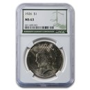 1926 Peace Dollar MS-63 NGC (Green Label)