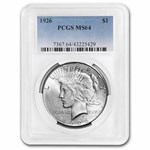 1926 Peace Dollar MS-64 PCGS