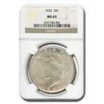 1926 Peace Dollar MS-65 NGC