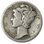 1926-S Mercury Dime VG