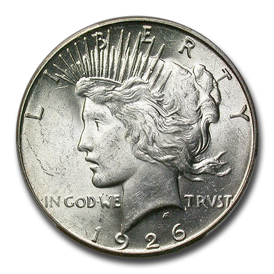 1926-S Peace Dollar MS-61 PCGS