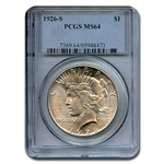 1926-S Peace Dollar MS-64 PCGS (Toned)