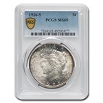 1926-S Peace Dollar MS-65 PCGS (Toned)