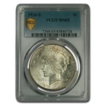 1926-S Peace Dollar MS-65 PCGS