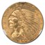 1927 $2.50 Indian Gold Quarter Eagle MS-64 NGC CAC