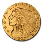 1927 $2.50 Indian Gold Quarter Eagle MS-64 PCGS CAC