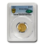 1927 $2.50 Indian Gold Quarter Eagle MS-64 PCGS CAC