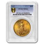 1927 $20 St Gaudens Gold Double Eagle MS-62 PCGS