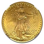 1927 $20 St. Gaudens Gold Double Eagle MS-64 NGC CAC