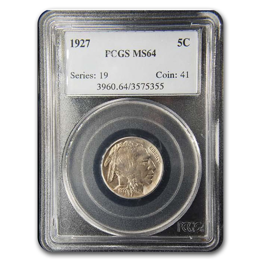 1927 Buffalo Nickel MS-64 PCGS