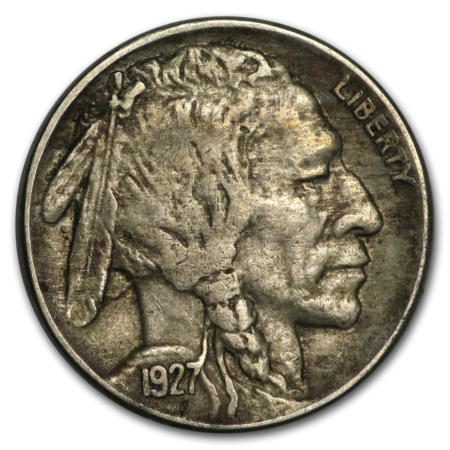 1927-D Buffalo Nickel XF