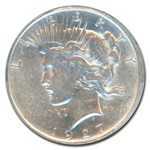 1927-D Peace Dollar AU-53 PCGS