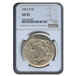 1927-D Peace Dollar AU-55 NGC